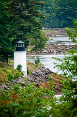 Whitlocks Mill Light Tower on St. Criox River in Maine